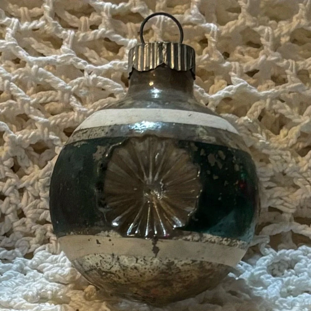 Vintage glass christmas